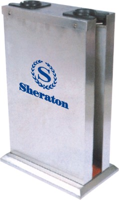 Automatic Hotel Lobby Umbrella Bag Machine Matt Stainless Steel 0