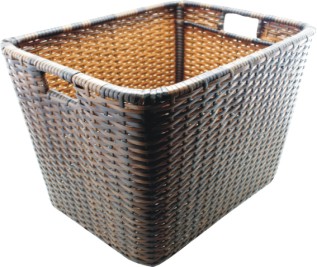 Rattan Hotel Laundry Basket customized Bathroom Towel Baskets 0
