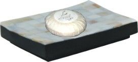 Pearl Shell Guest Room Supplies Resin Collection Amenity Tray Soap Dish Tower Tray 1